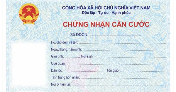 Những trường hợp được cấp đổi giấy chứng nhận căn cước từ ngày 1.7